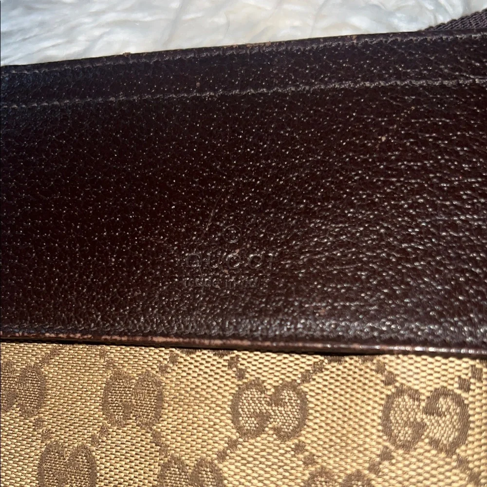 Gucci Beige Brown GG Canvas Belt Bag - Picture 2 of 11